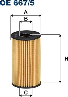 Filtron OE 667/5 - Filtro olio autozon.pro