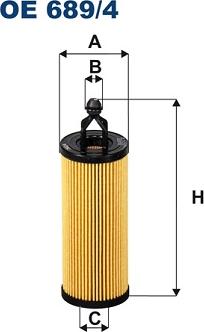 Filtron OE 689/4 - Filtro olio autozon.pro
