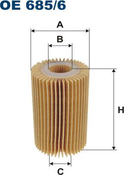 Filtron OE685/6 - Filtro olio autozon.pro