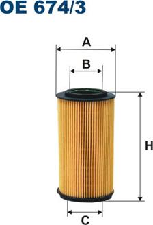 Filtron OE674/3 - Filtro olio autozon.pro