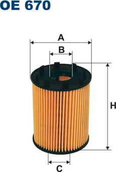 Filtron OE670 - Filtro olio autozon.pro