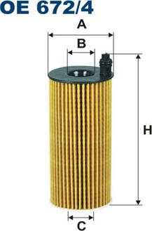 Filtron OE672/4 - Filtro olio autozon.pro