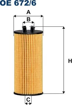 Filtron OE672/6 - Filtro olio autozon.pro