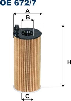 Filtron OE672/7A - Filtro olio autozon.pro