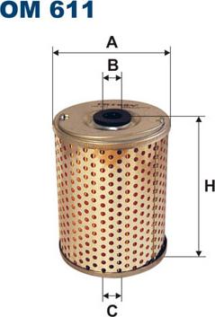 Filtron OM611 - Filtro idraulico, Sterzo autozon.pro