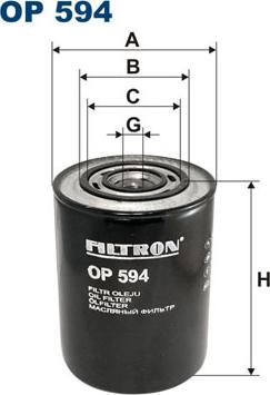 Filtron OP594 - Filtro olio autozon.pro