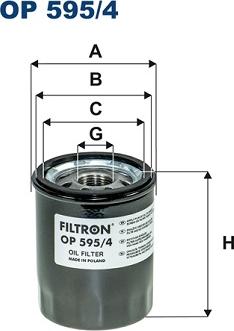 Filtron OP595/4 - Filtro olio autozon.pro