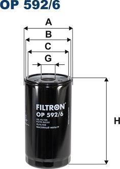 Filtron OP592/6 - Filtro olio autozon.pro