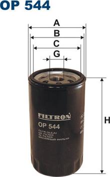 Filtron OP544 - Filtro olio autozon.pro