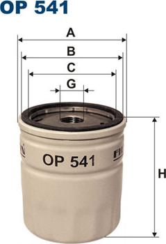 Filtron OP541 - Filtro olio autozon.pro