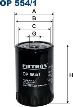 Filtron OP554/1 - Filtro olio autozon.pro