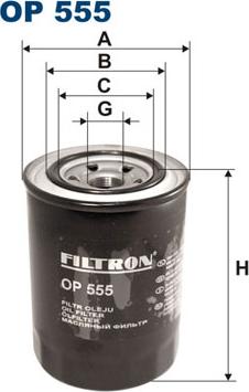 Filtron OP555 - Filtro olio autozon.pro