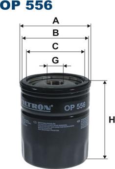 Filtron OP556 - Filtro olio autozon.pro