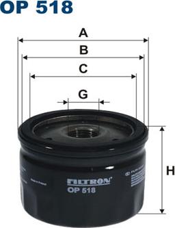 Filtron OP518 - Filtro olio autozon.pro