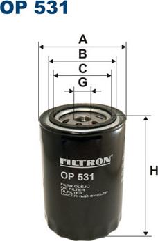 Filtron OP531 - Filtro olio autozon.pro