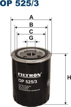 Filtron OP525/3 - Filtro olio autozon.pro