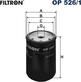 Filtron OP526/1 - Filtro olio autozon.pro