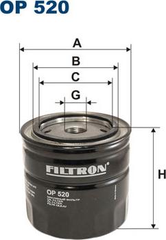 Filtron OP520 - Filtro olio autozon.pro