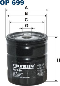 Filtron OP699 - Filtro olio autozon.pro