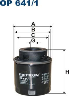 Filtron OP641/1 - Filtro olio autozon.pro