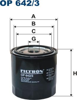 Filtron OP642/3 - Filtro olio autozon.pro