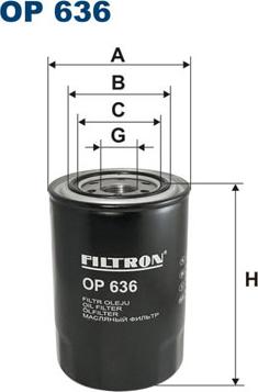 Filtron OP636 - Filtro olio autozon.pro