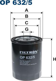 Filtron OP632/5 - Filtro olio autozon.pro