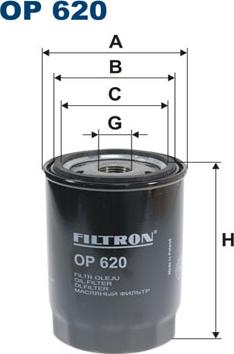 Filtron OP620 - Filtro olio autozon.pro