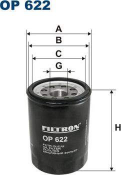 Filtron OP622 - Filtro olio autozon.pro