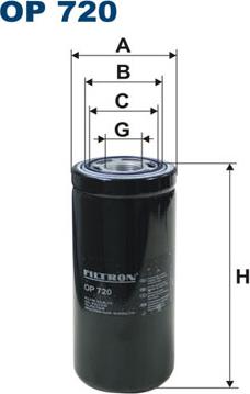 Filtron OP720 - Filtro olio autozon.pro