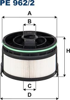 Filtron PE 962/2 - Filtro carburante autozon.pro