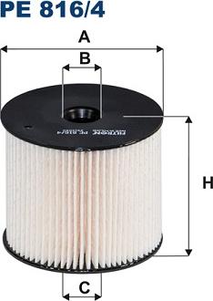 Filtron PE816/4 - Filtro carburante autozon.pro