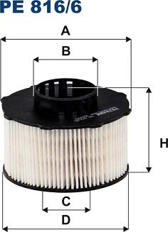 Filtron PE 816/6 - Filtro carburante autozon.pro