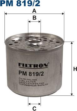 Filtron PM819/2 - Filtro carburante autozon.pro