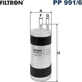 Filtron PP 991/6 - Filtro carburante autozon.pro