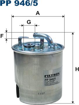 Filtron PP946/5 - Filtro carburante autozon.pro