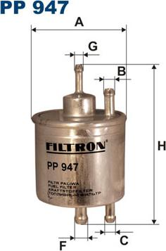 Filtron PP947 - Filtro carburante autozon.pro