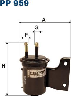 Filtron PP959 - Filtro carburante autozon.pro