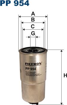 Filtron PP954 - Filtro carburante autozon.pro