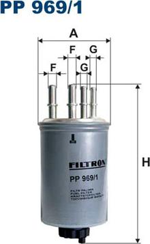 Filtron PP969/1 - Filtro carburante autozon.pro