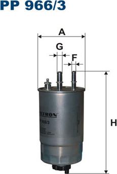 Filtron PP966/3 - Filtro carburante autozon.pro