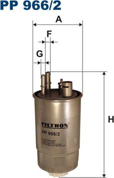 Filtron PP966/2 - Filtro carburante autozon.pro