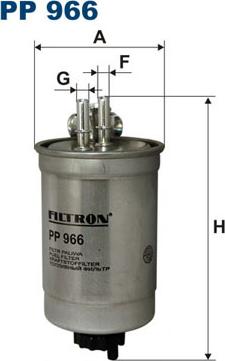 Filtron PP966 - Filtro carburante autozon.pro