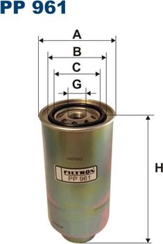 Filtron PP961 - Filtro carburante autozon.pro