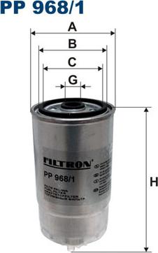 Filtron PP968/1 - Filtro carburante autozon.pro