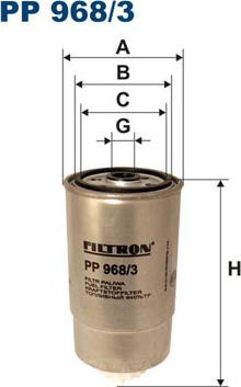 Filtron PP968/3 - Filtro carburante autozon.pro