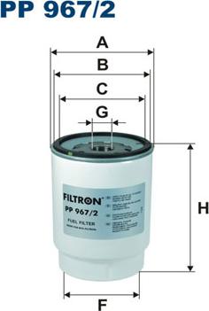 Filtron PP967/2 - Filtro carburante autozon.pro