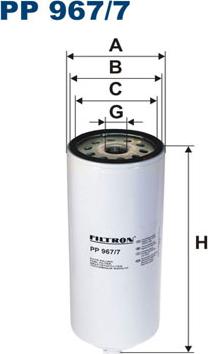 Filtron PP967/7 - Filtro carburante autozon.pro