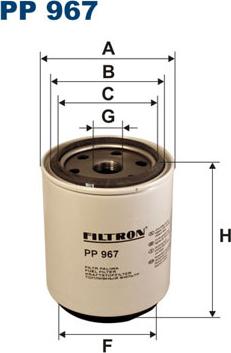 Filtron PP967 - Filtro carburante autozon.pro