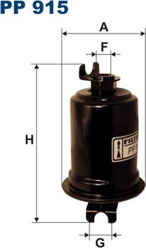 Filtron PP915 - Filtro carburante autozon.pro